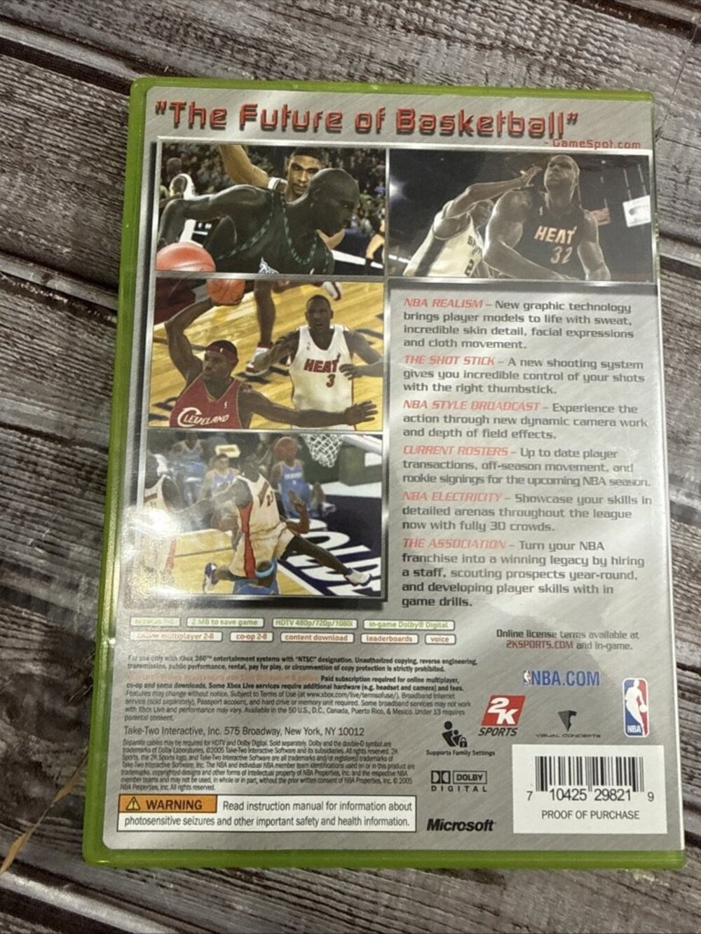 NBA 2K6 (Microsoft Xbox 360, 2005) CIB COMPLETE - Picture 3 of 3